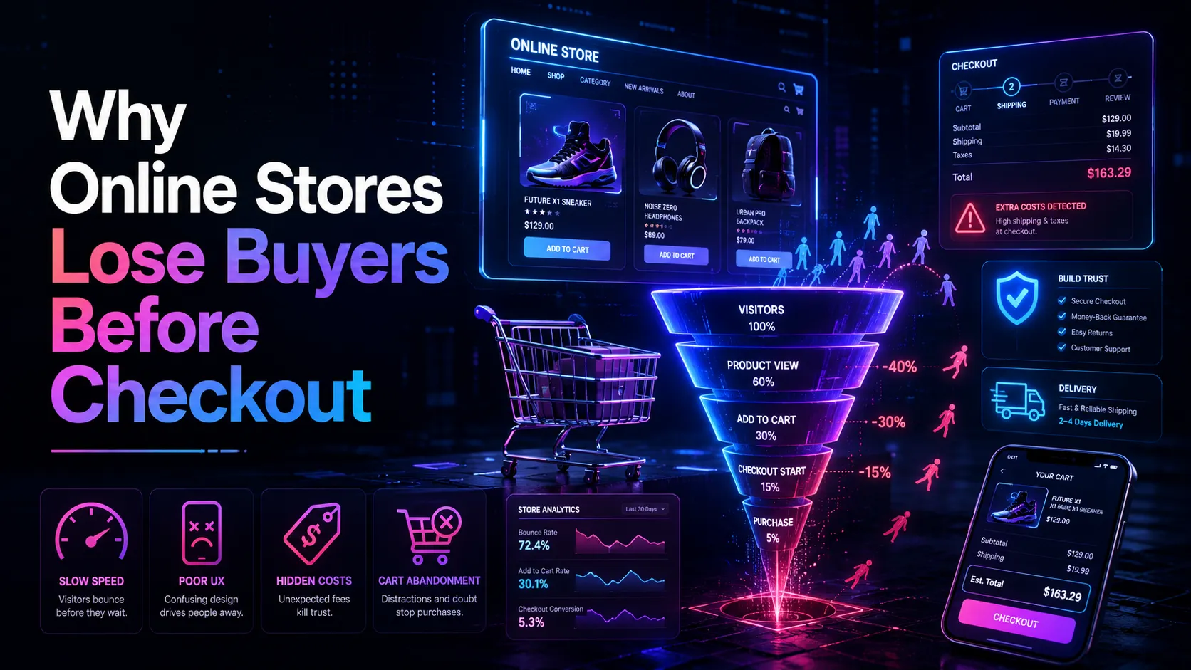 Why Online Stores Lose Buyers Before Checkout