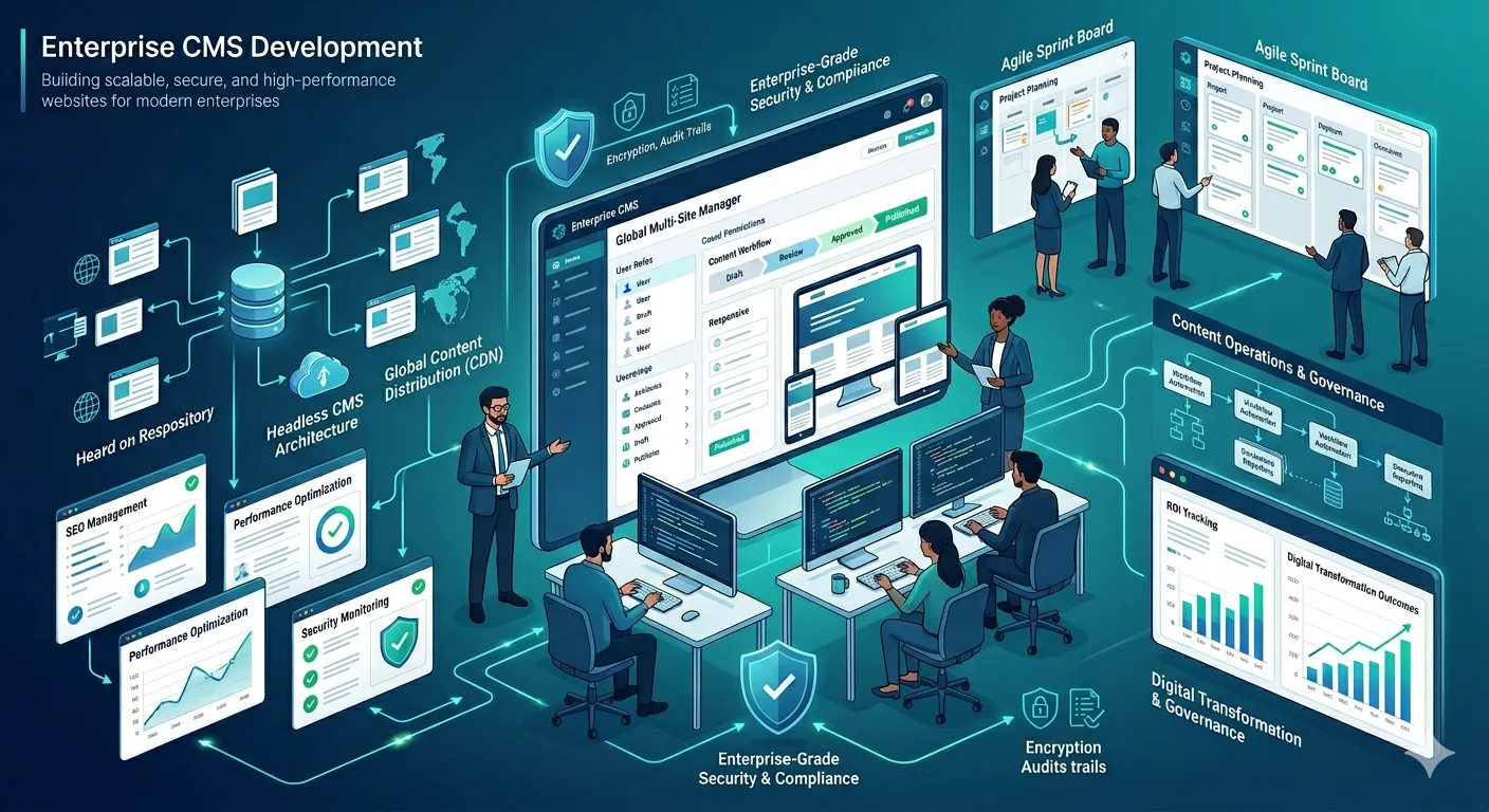 CMS Website Development Company for Enterprises