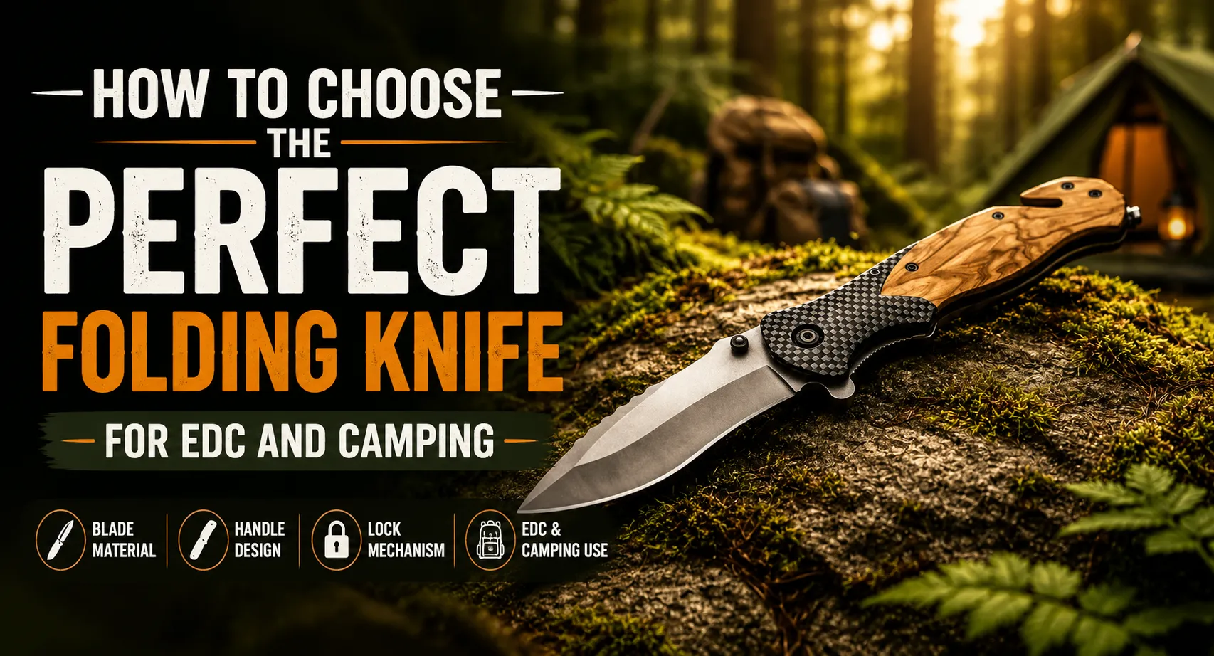 How to Choose the Perfect Folding Knife for EDC and Camping