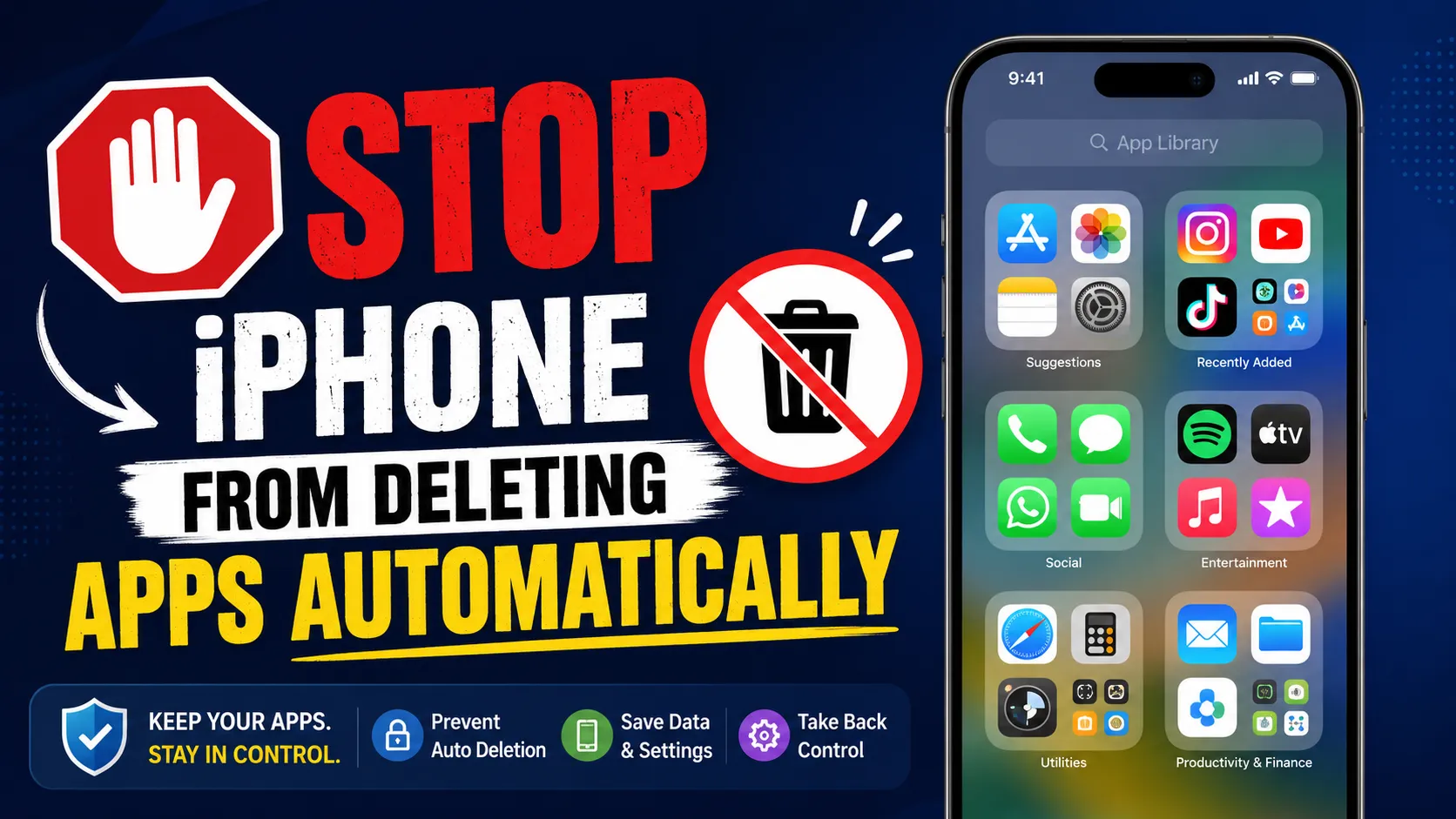 Disable Offload Unused Apps and Keep Apps on Your iPhone