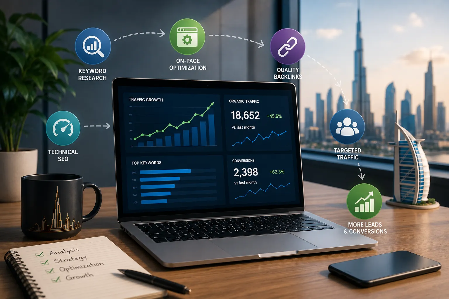 How Do Best SEO Services in Dubai Improve Website Traffic and Conversions?