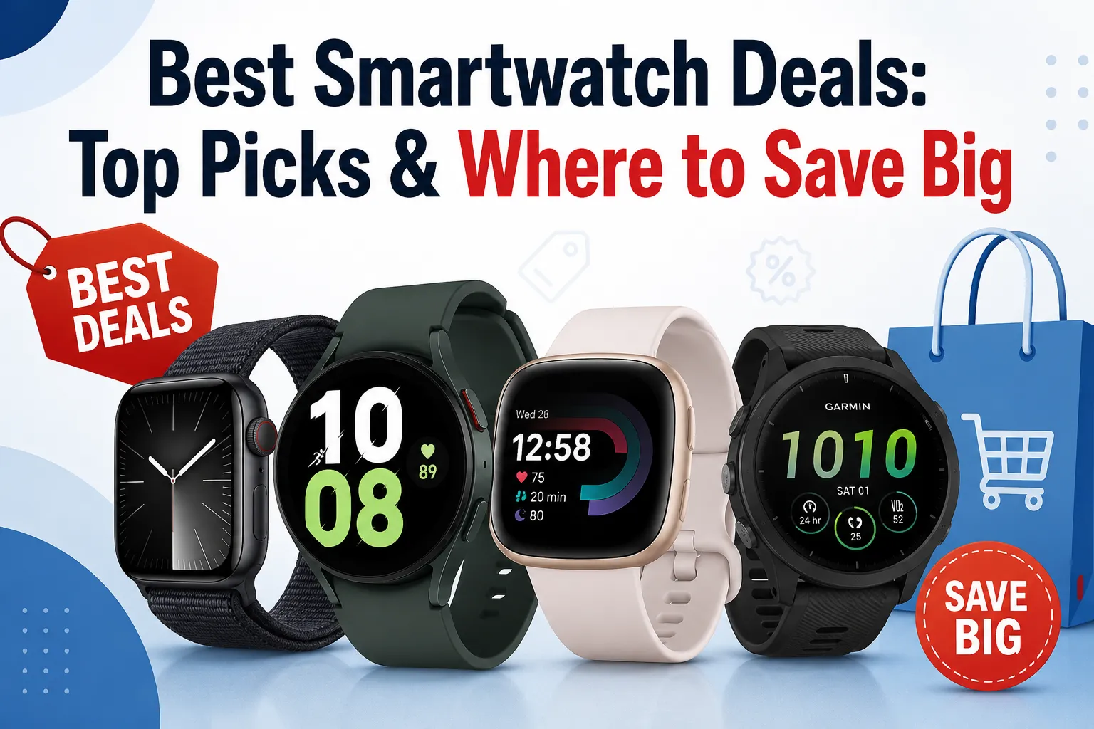 Best Smartwatch Deals: Top Picks & Where to Save Big