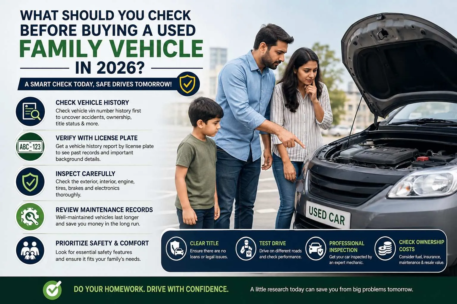 What Should You Check Before Buying a Used Family Vehicle in 2026?