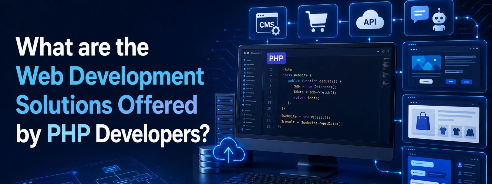 What are the Web Development Solutions Offered by PHP Developers?
