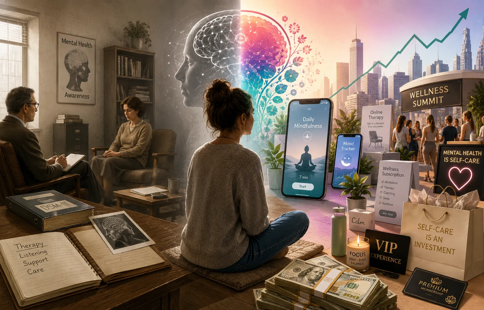The Business of Wellness: How Mental Health Became a Billion-Dollar Industry