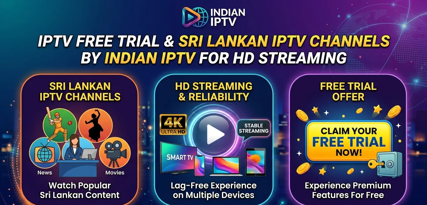 Premium IPTV Service with IPTV Free Trial by Indian IPTV for HD Streaming USA