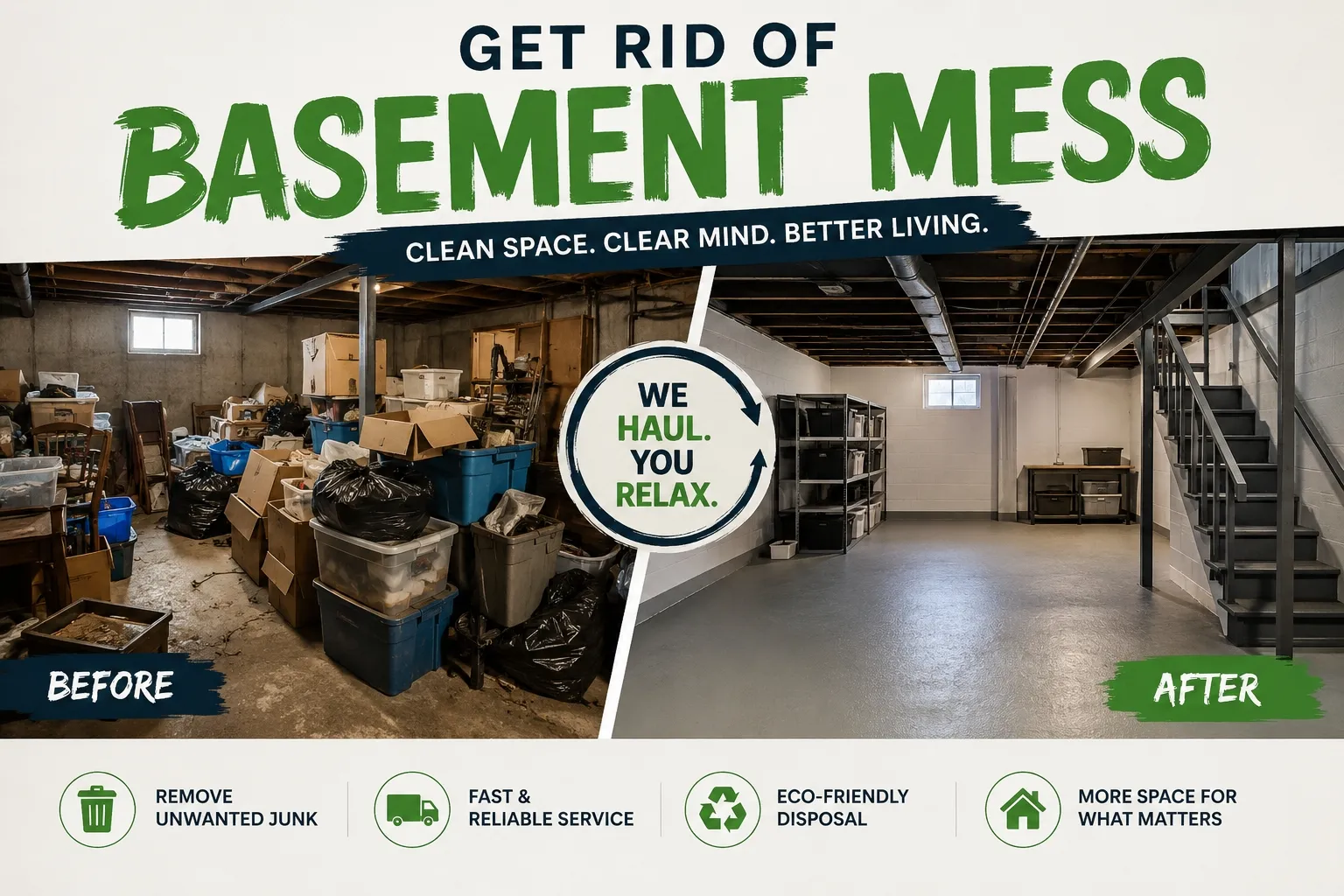 5 Quick Ways to Get Rid of Basement Mess