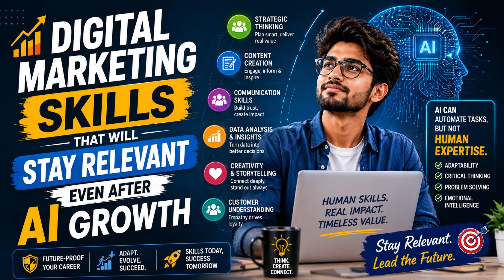 Digital Marketing Skills That Will Stay Relevant Even After AI Growth