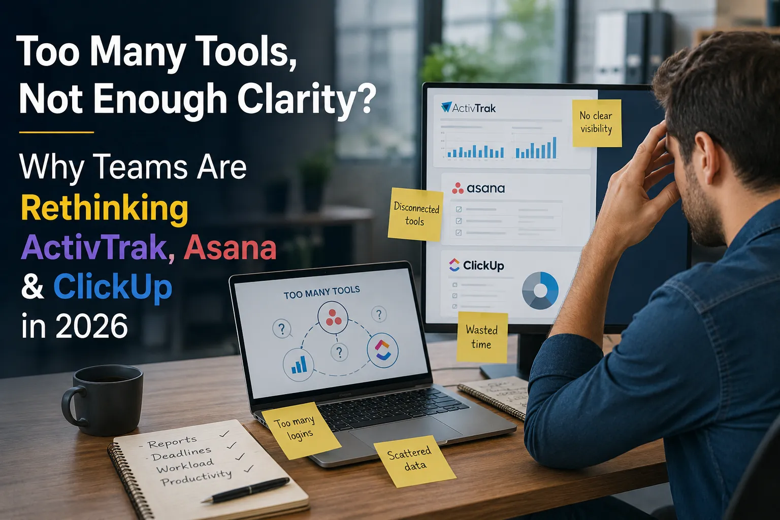 Too Many Tools, Not Enough Clarity? Why Teams Are Rethinking ActivTrak, Asana & ClickUp in 2026