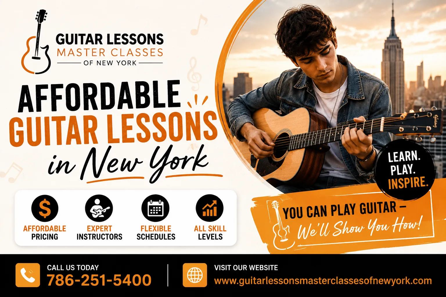 Acoustic Guitar Lessons in NYC: Break Out Of Mechanical Strumming