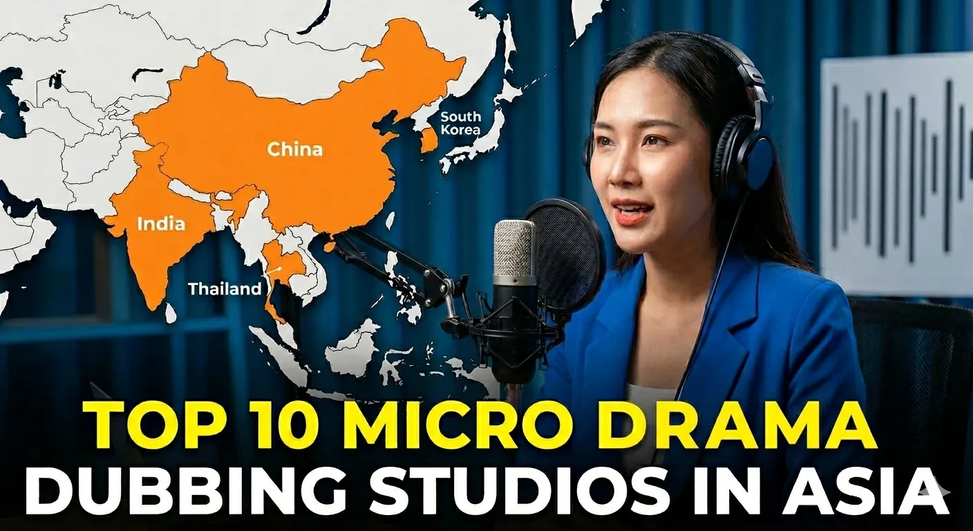 Top 10 Micro Drama Dubbing Studios in Asia