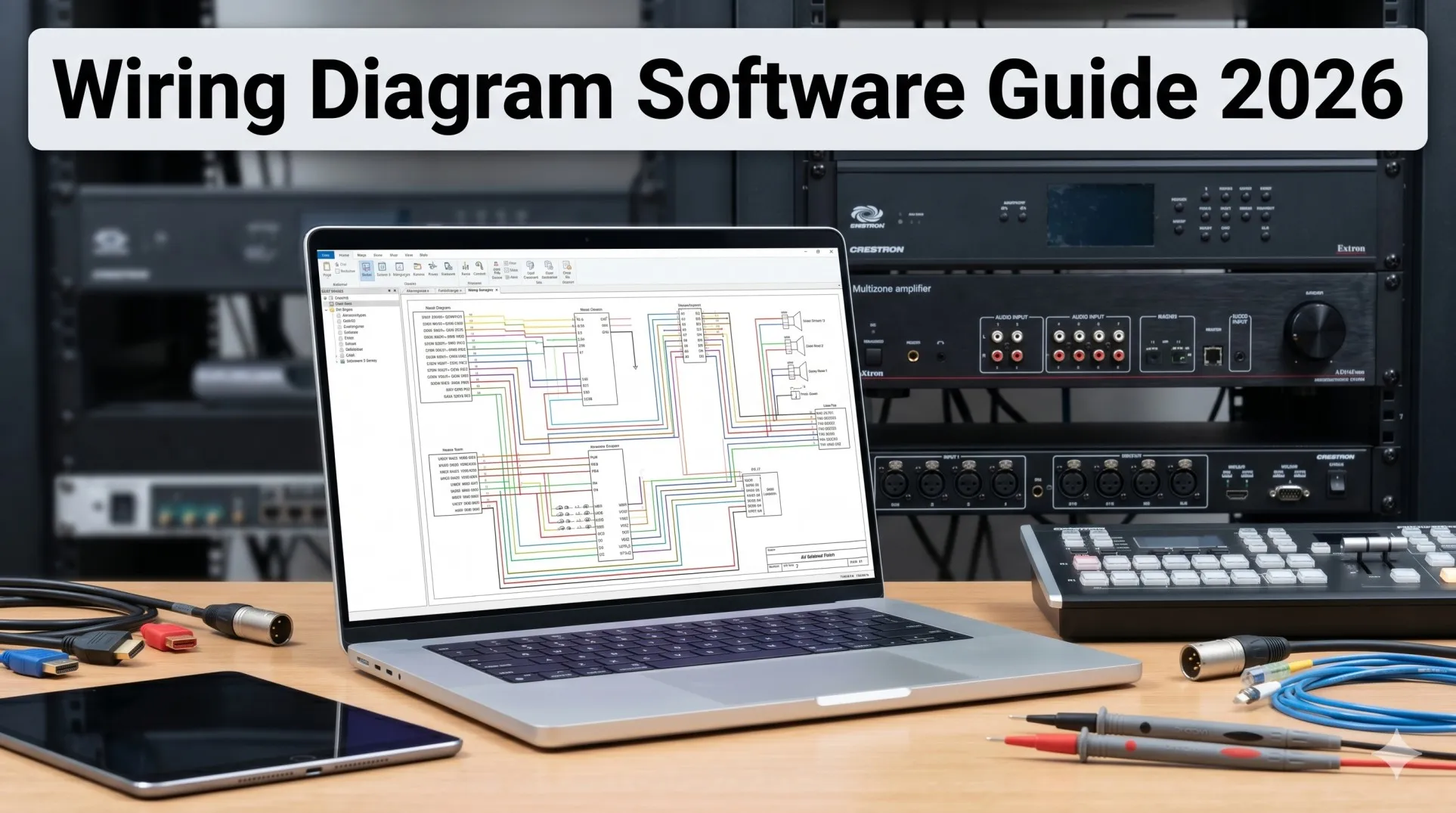 How Wiring Diagram Software Improves AV Project Collaboration