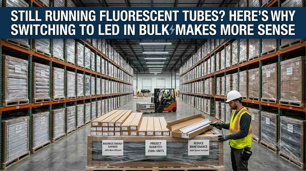 Still Running Fluorescent Tubes? Here's Why Switching to LED in Bulk Makes More Sense