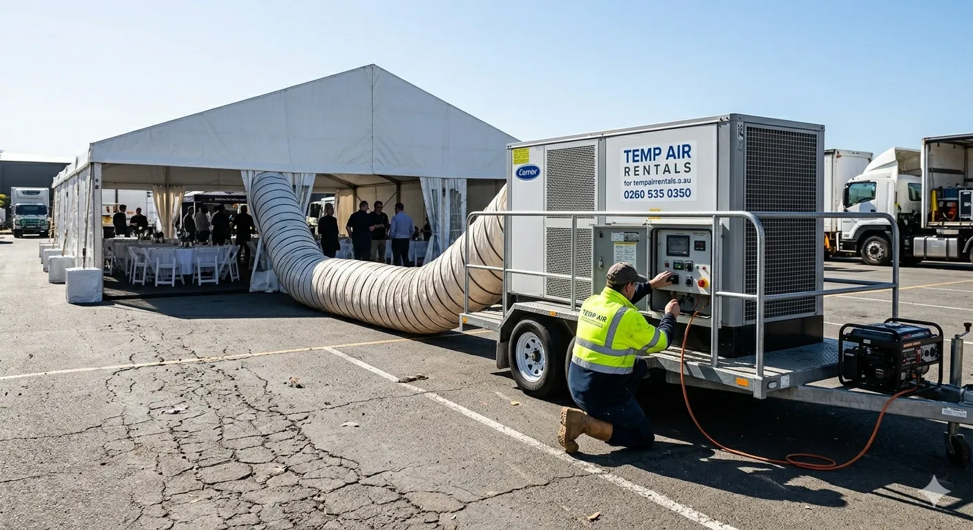 Temporary Air Conditioning Rental | Trane Rental MEA