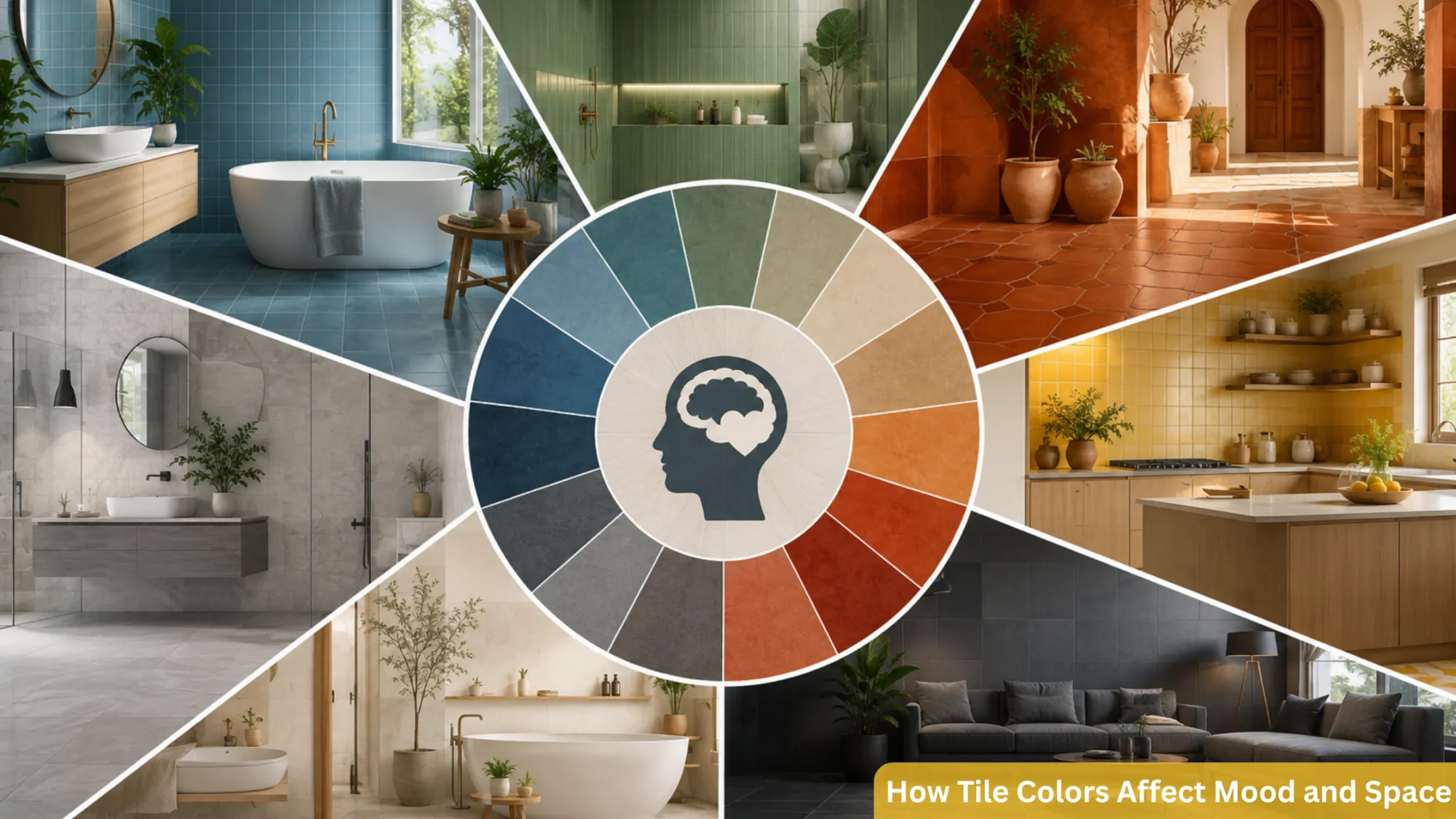 How Tile Colors Affect Mood and Space
