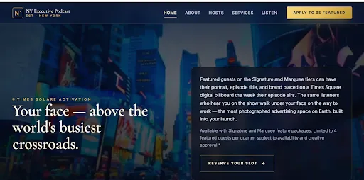 NY Executive Podcast and the Editorial Logic of Serious Executive Interviews