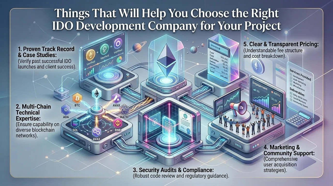 Things That Will Help You Choose the Right IDO Development Company for Your Project