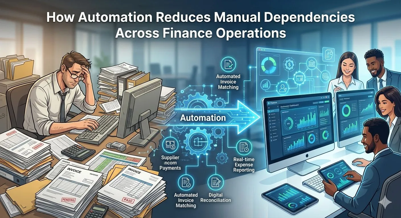 How Automation Reduces Manual Dependencies Across Finance Operations