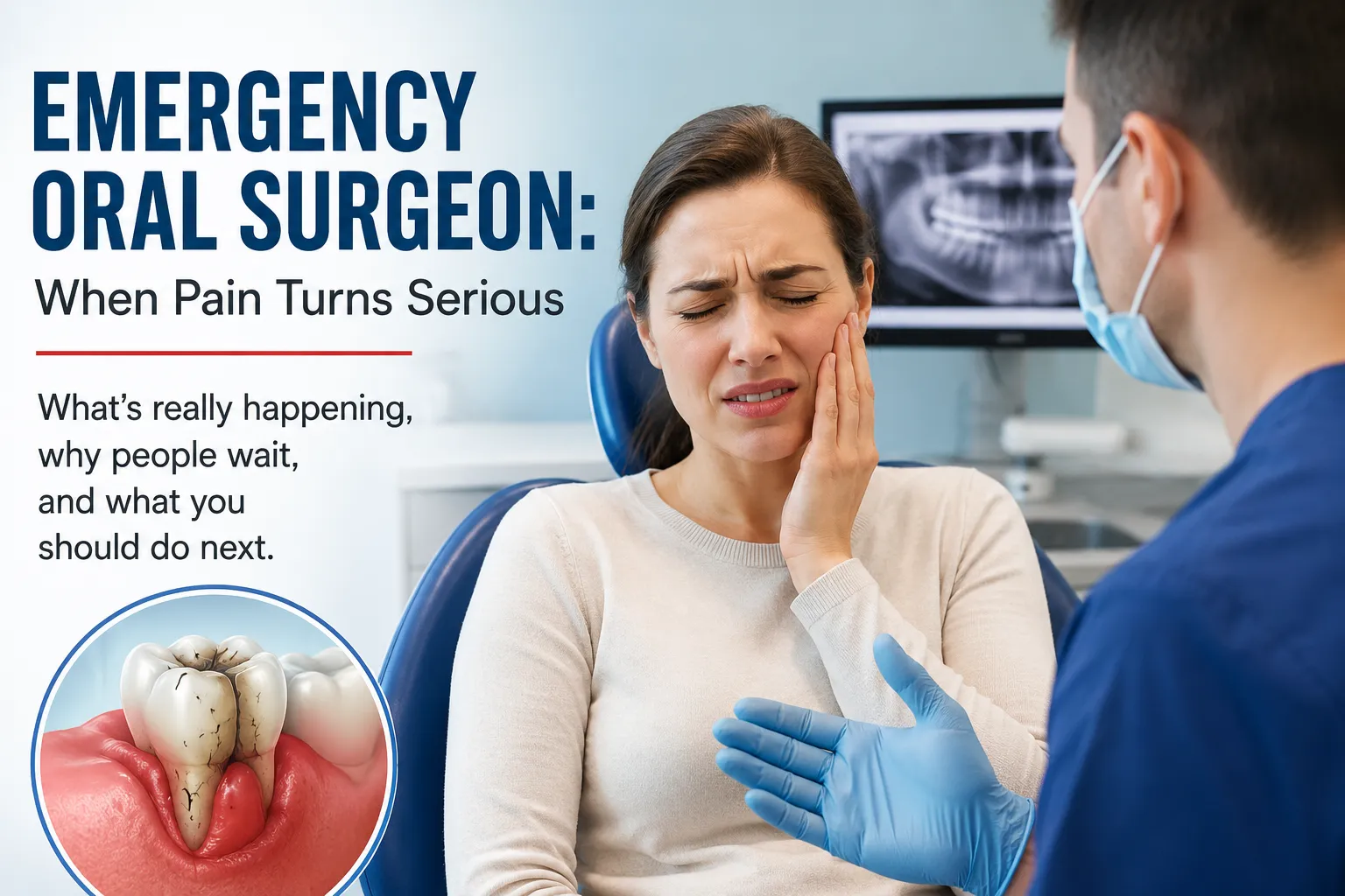 Emergency Oral Surgeon: When Pain Turns Serious