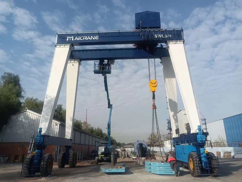 Ground Adaptation Solutions for 50 Ton Rubber Tyred Gantry Cranes Operating on Uneven Surfaces