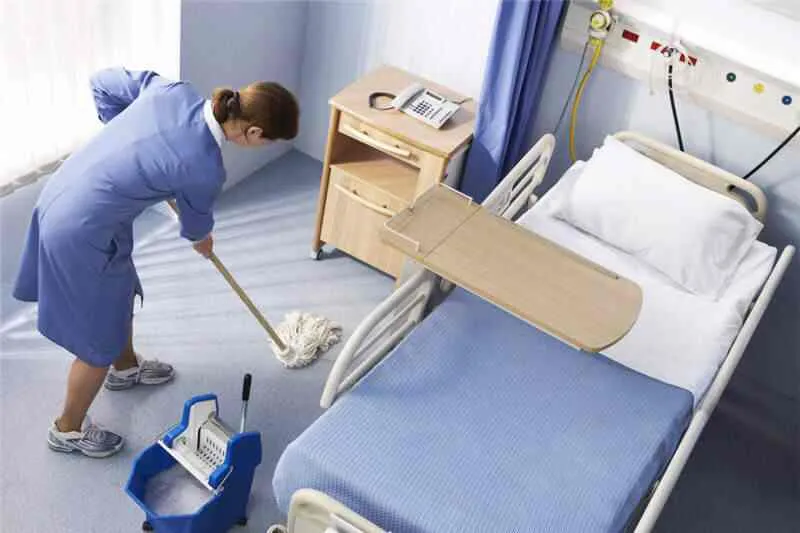 Areas to clean in medical centres