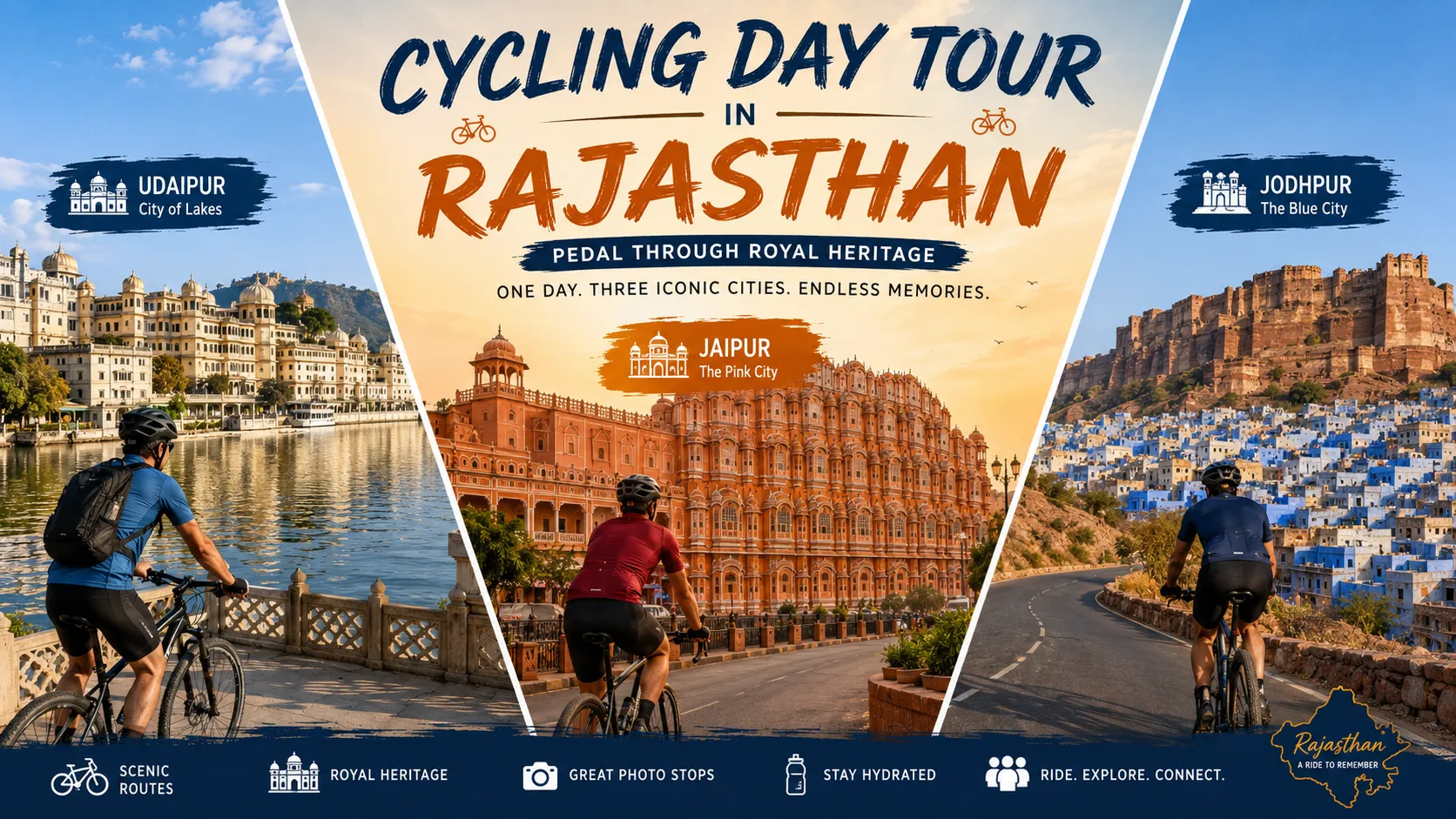 Discover Rajasthan’s Heritage Trails on a Cycling Day Adventure