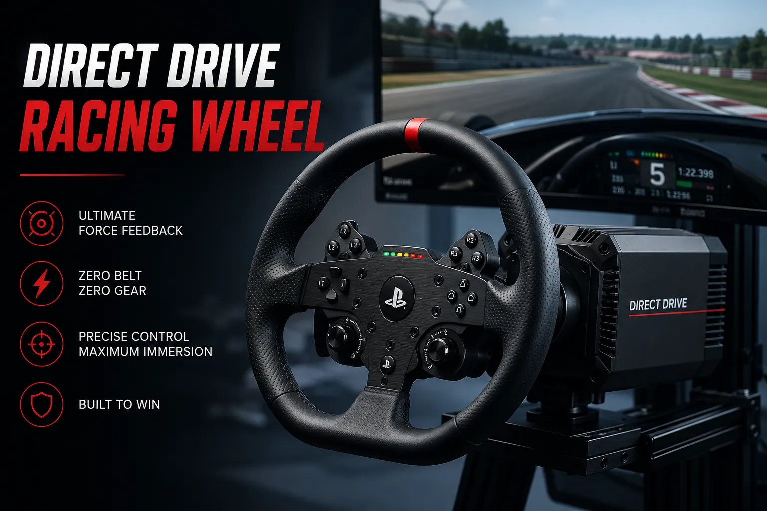 Direct Drive Racing Wheel: The Ultimate Upgrade for Sim Racing Enthusiasts