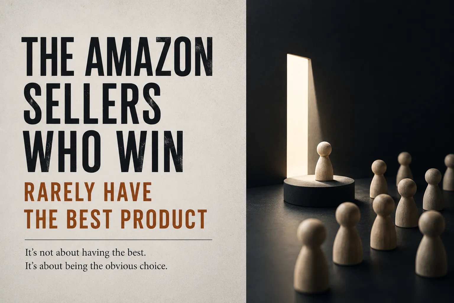 The Amazon Sellers Who Win Rarely Have the Best Product