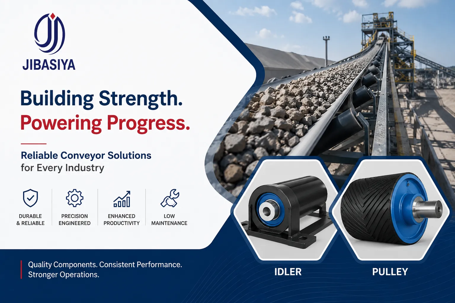 Why Idler and Pulley Systems Are Critical for Reliable Conveyor Operations
