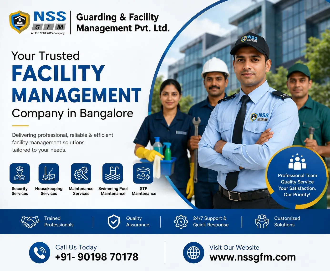 Which Facility Management Company in Bangalore Offers Reliable Security and Maintenance Services?
