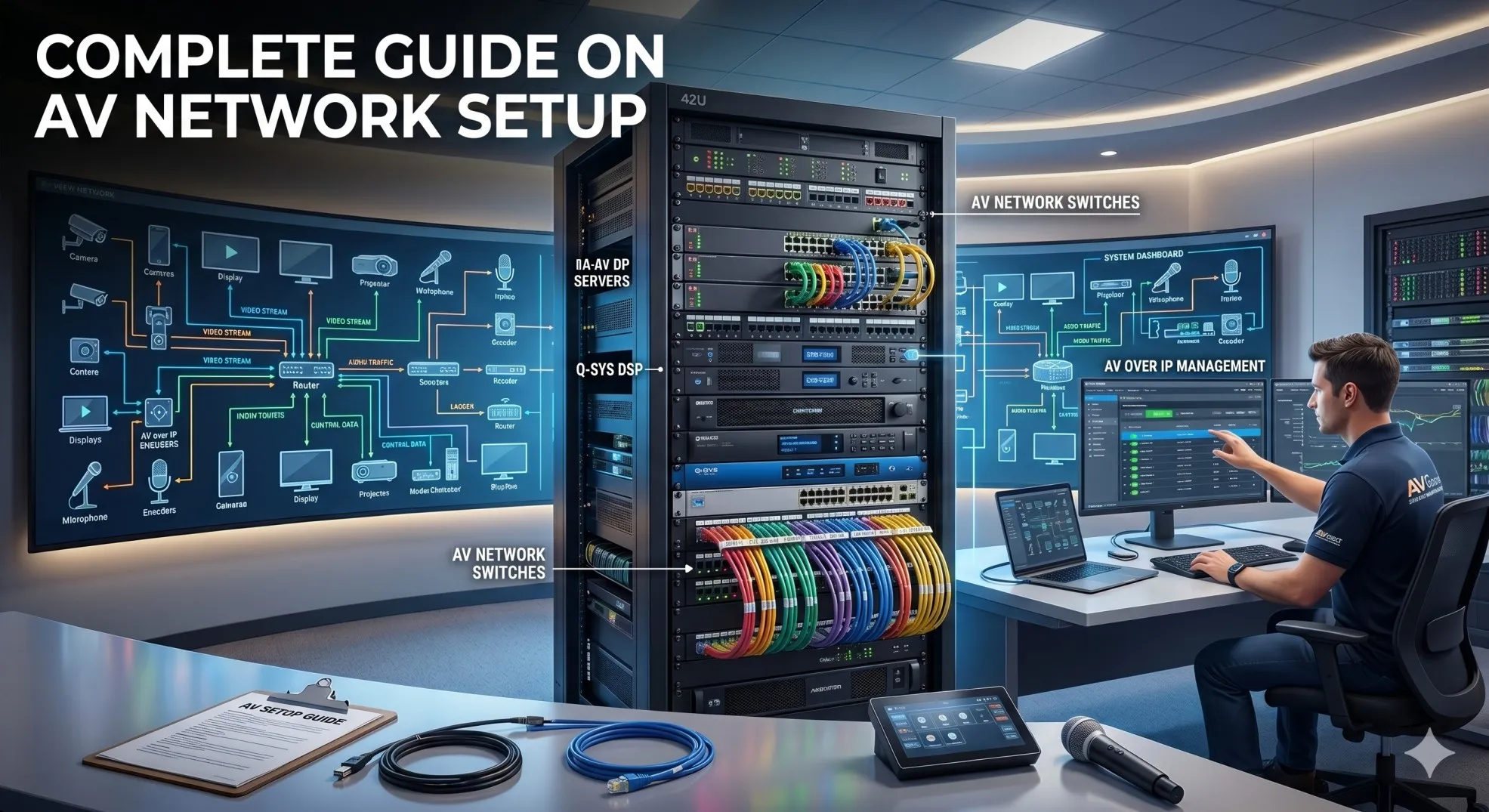 AV Network Setup for Digital Signage Systems: Architecture and Deployment Guide