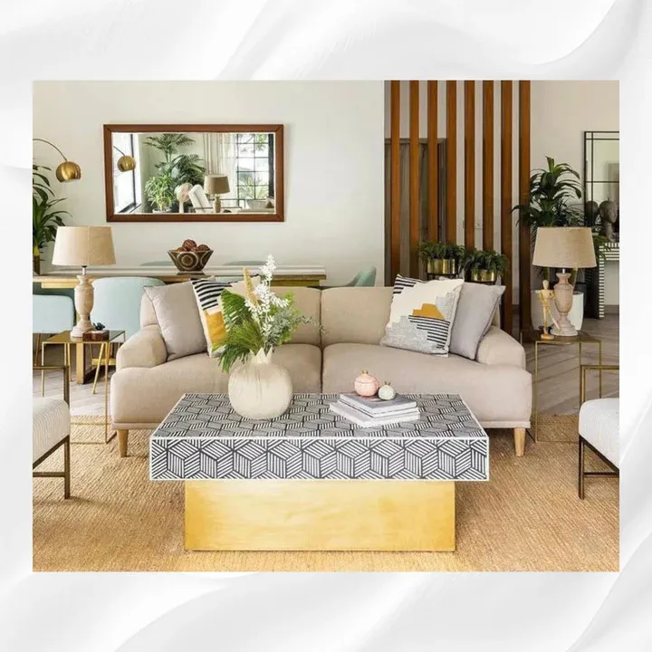 Why Bone Inlay Coffee Tables Are the Centerpiece of Luxury Living Rooms | Nismaaya Decor