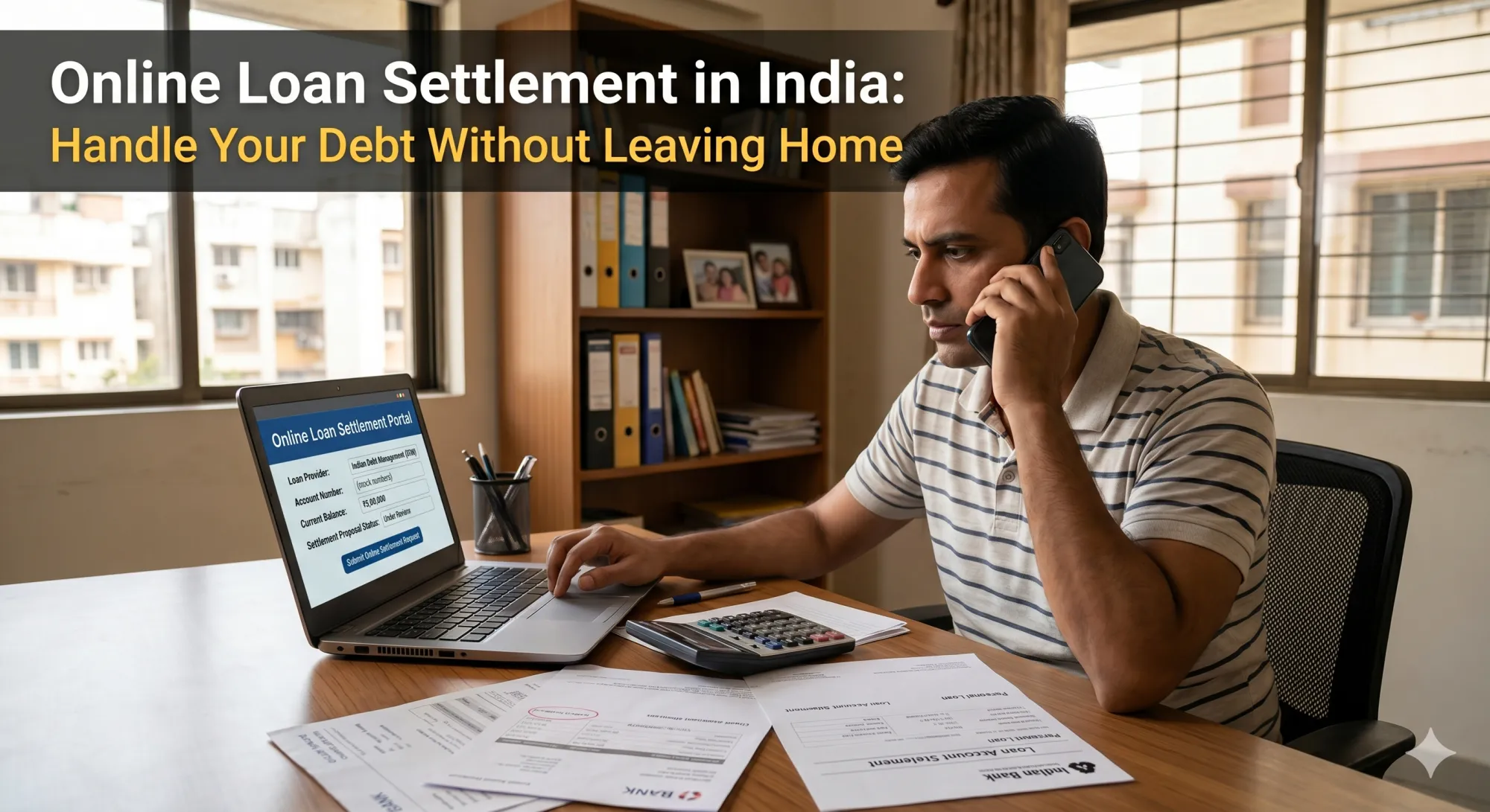 Loan Settlement Online in India Handle Your Debt Without Leaving Home