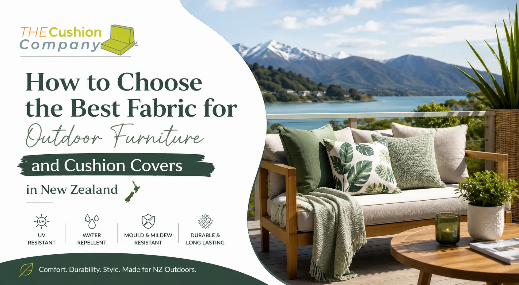 How to Choose the Best Fabric for Outdoor Furniture and Cushion Covers in New Zealand