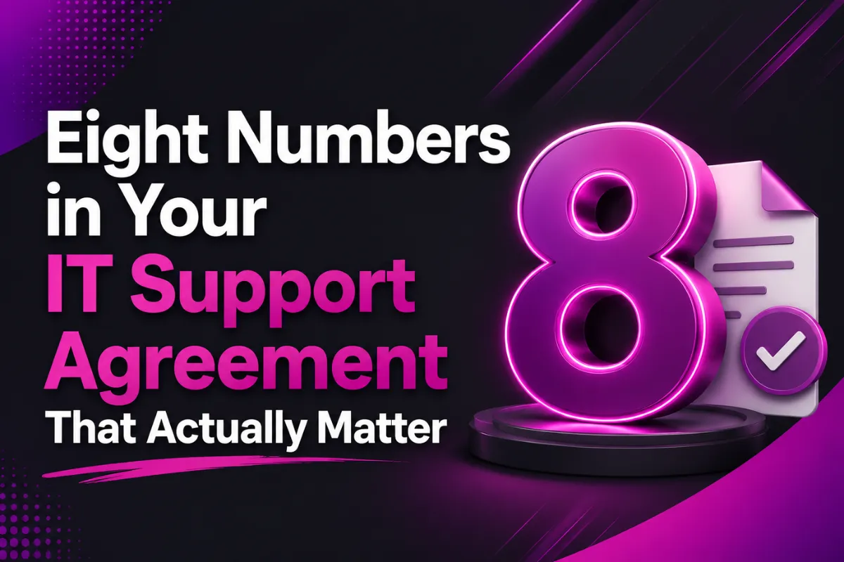 Eight Numbers in Your IT Support Agreement That Actually Matter