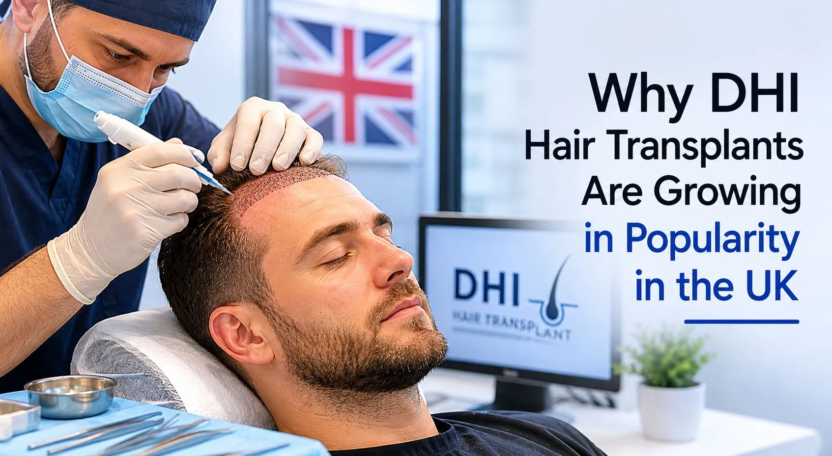 Why DHI Hair Transplants Are Growing in Popularity in the UK