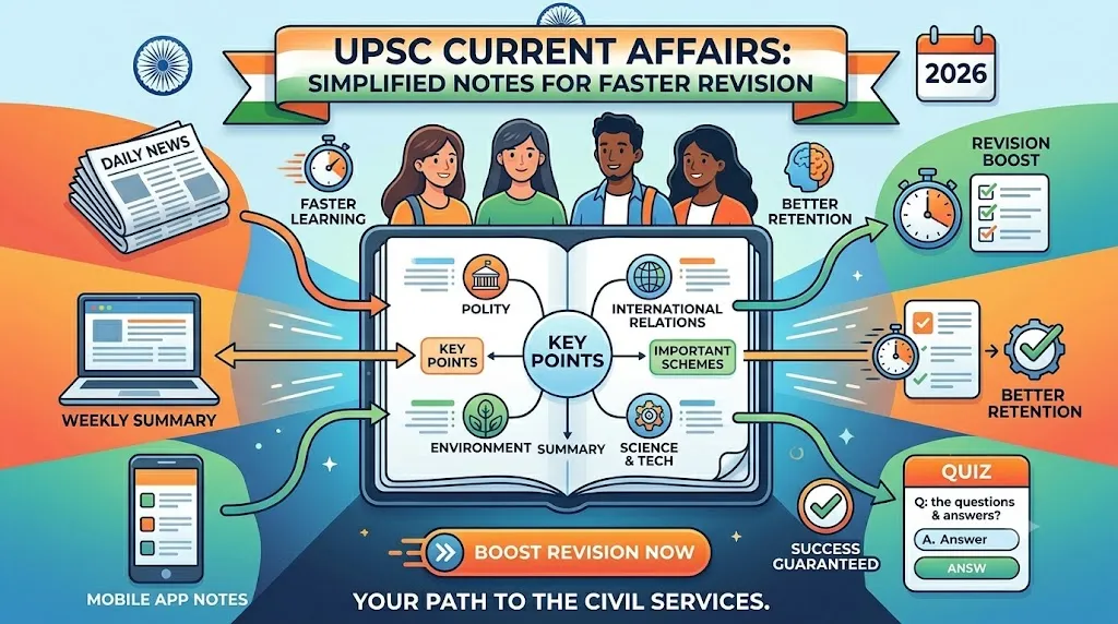 UPSC Current Affairs: Simplified Notes for Faster Revision