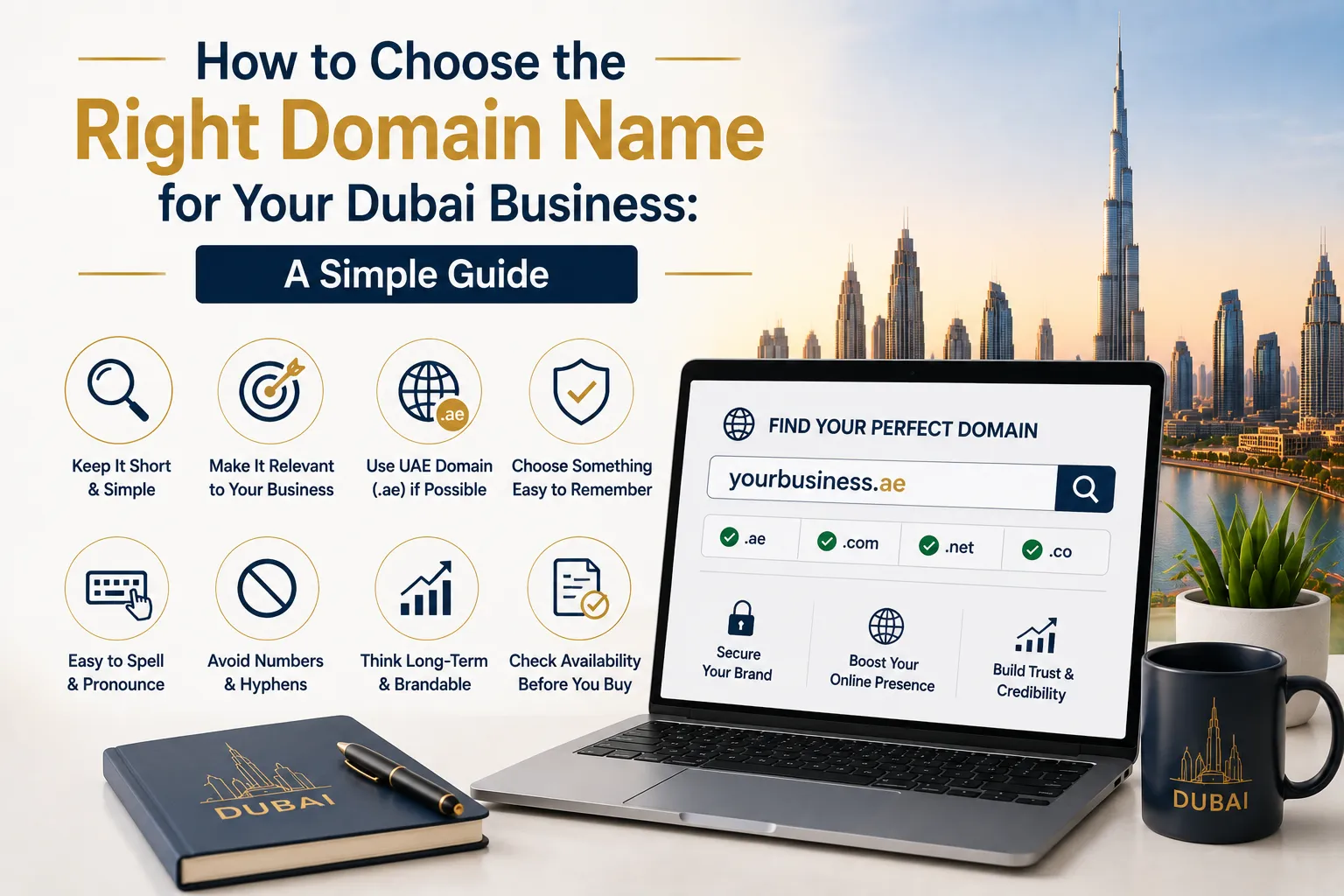 How to Choose the Right Domain Name for Your Dubai Business: A Simple Guide