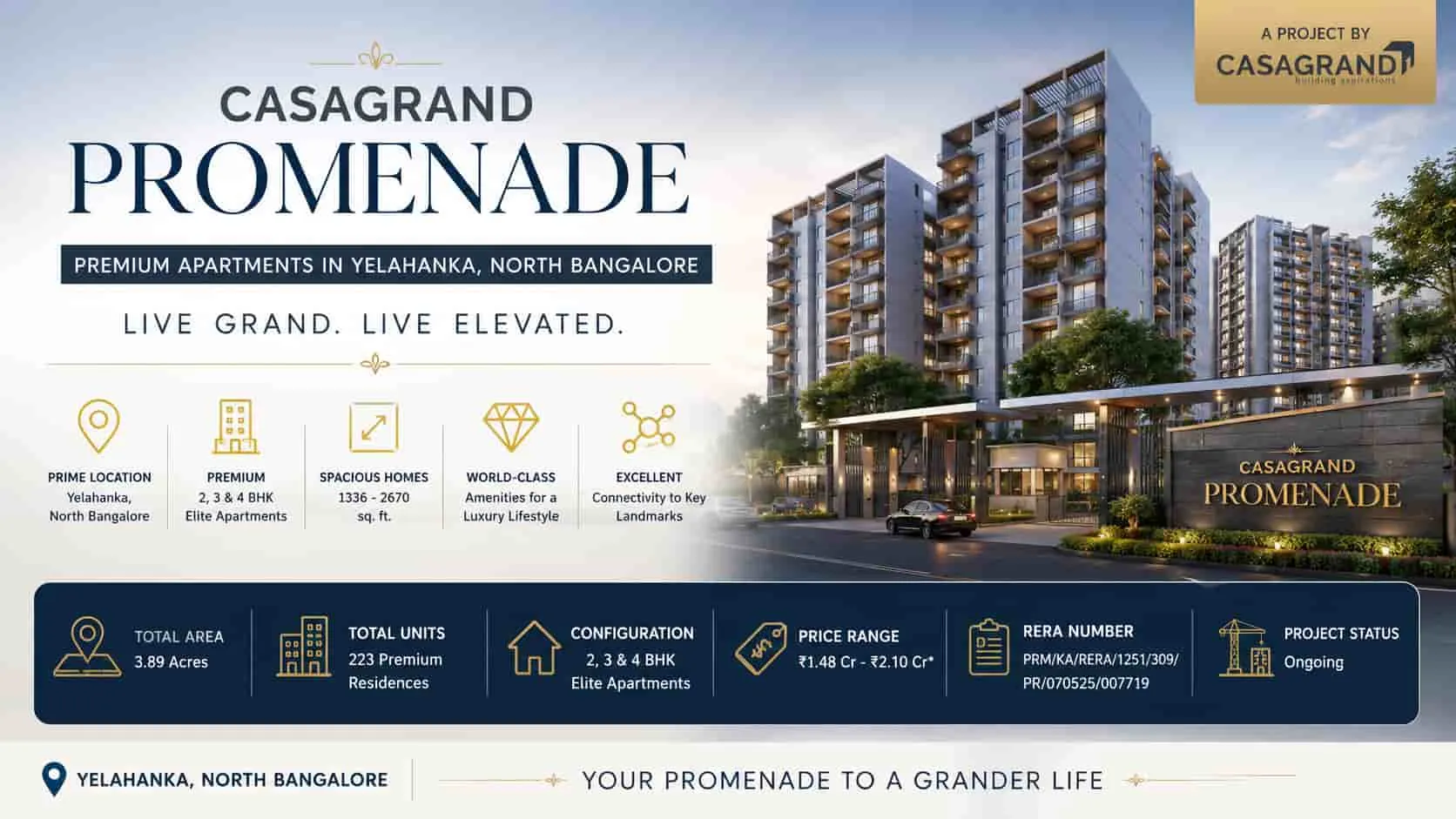 Casagrand Promenade Bangalore Modern Luxury Residences