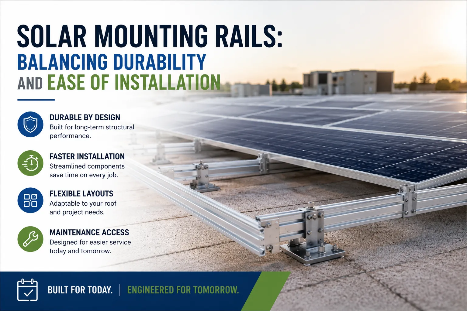 Solar Mounting Rails: Balancing Durability and Ease of Installation