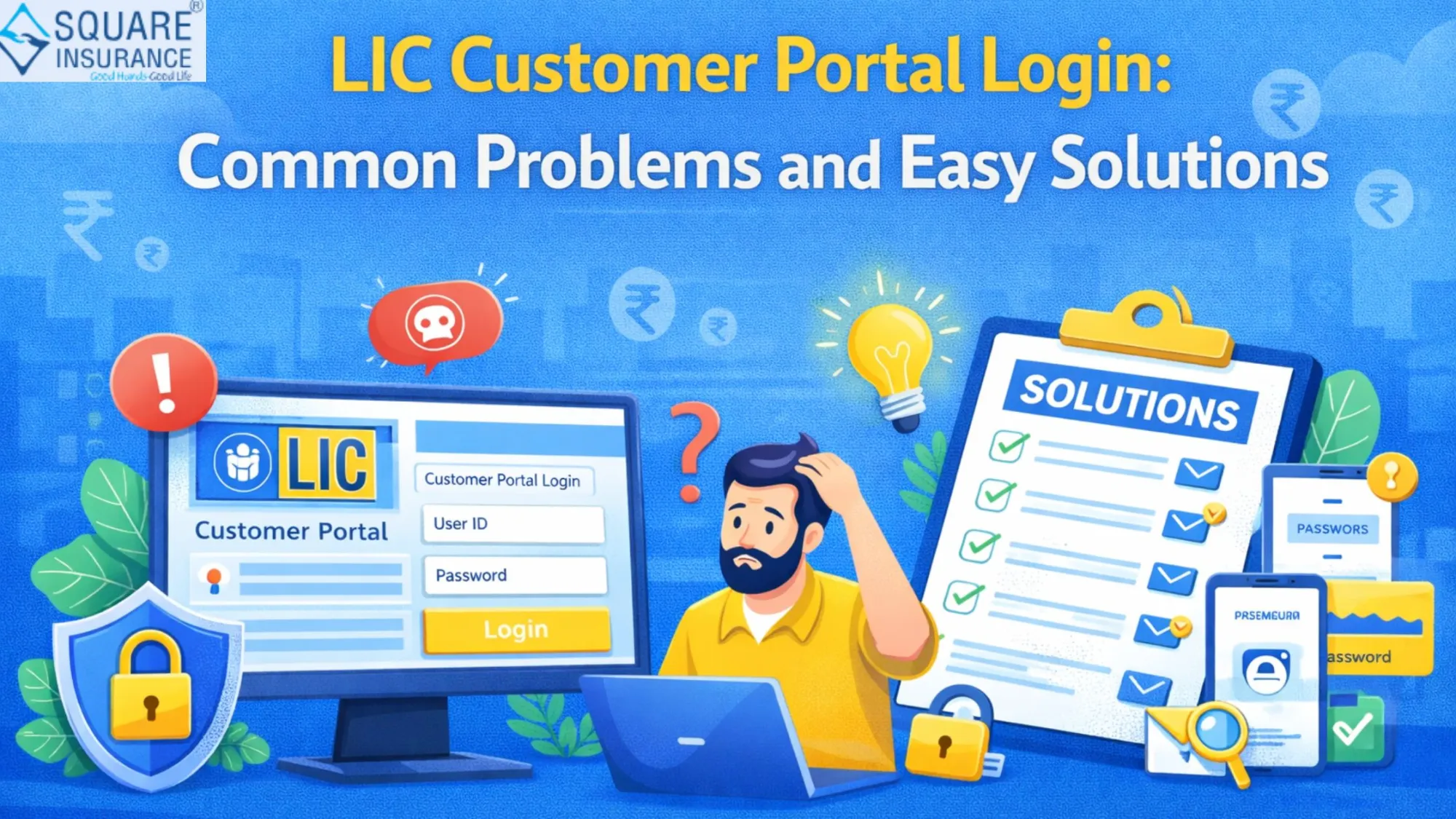 LIC Customer Portal Login: Common Problems and Easy Solutions