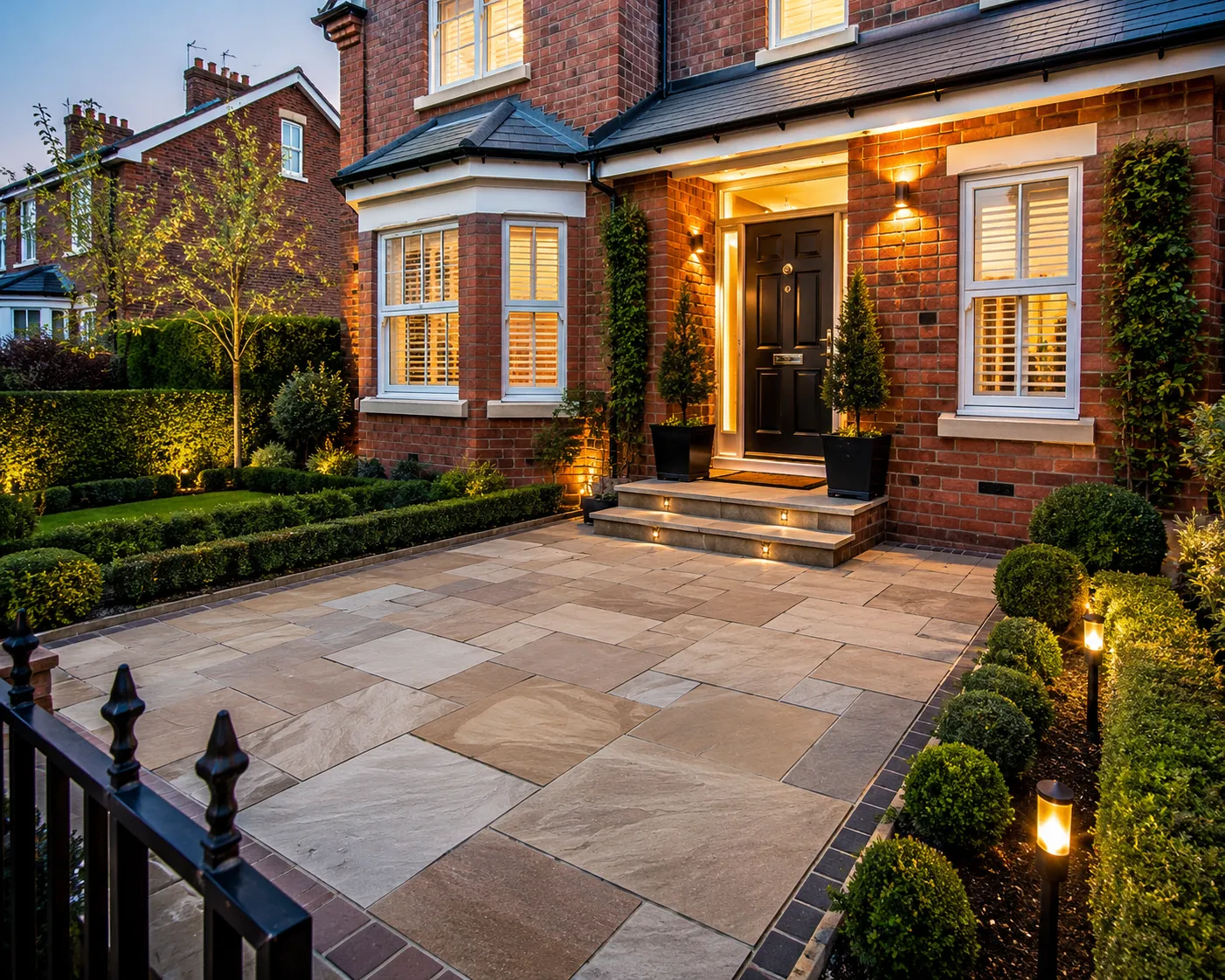 Which Paving Colour Works Best with Red Brick Homes?