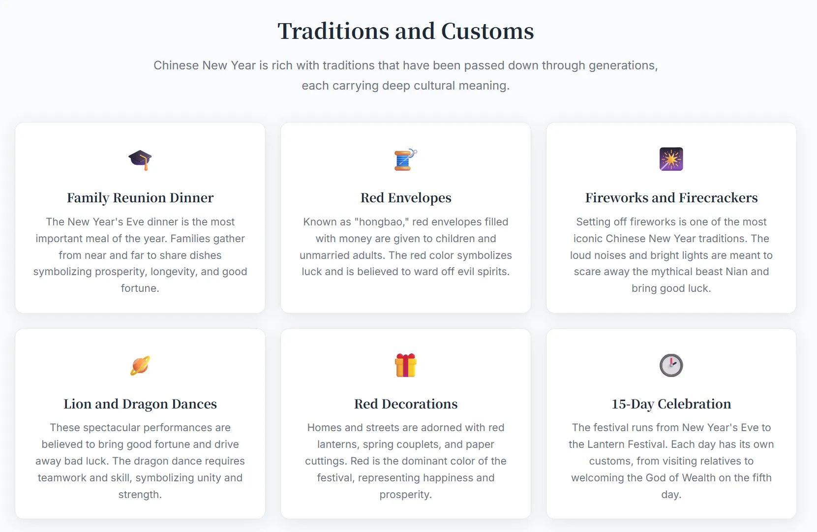 Chinese New Year: Origin, Customs & Annual Calendar Guide