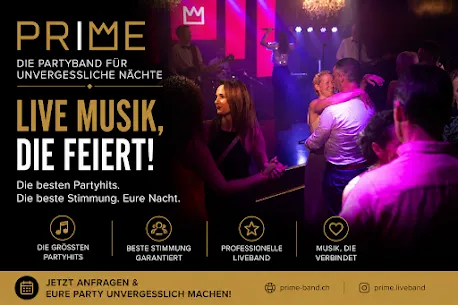 Live Band für Hochzeit und Livemusik für Firmenevents: Unvergessliche Momente mit Prime-band