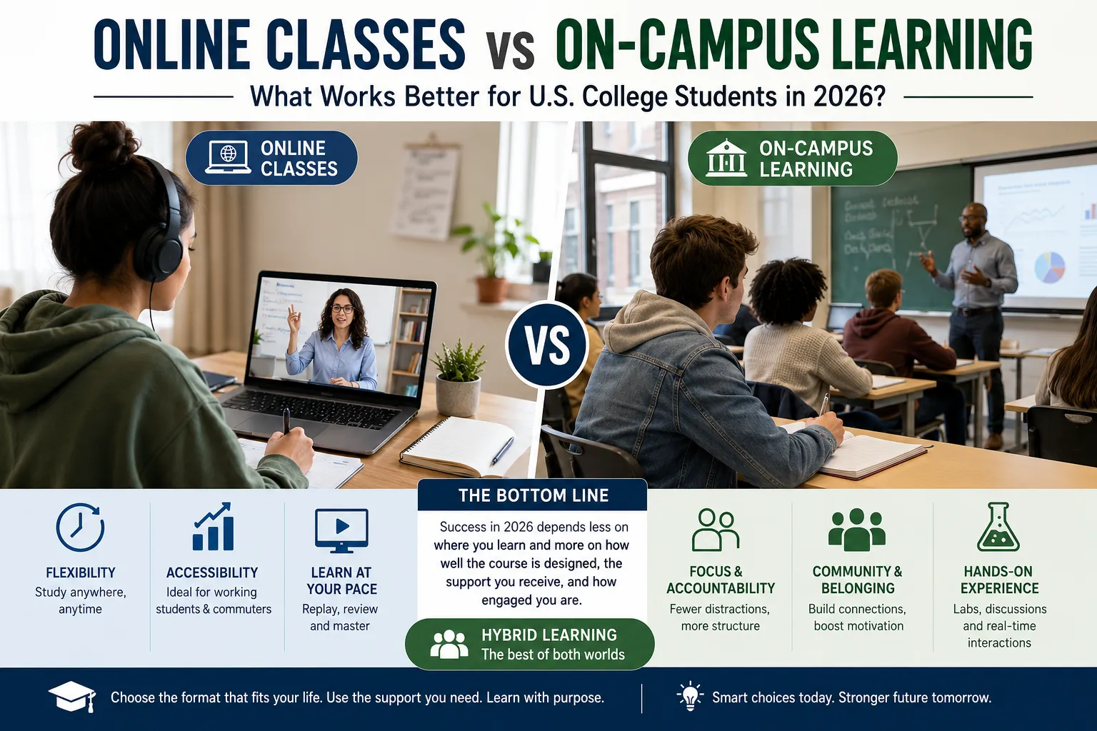 Online Classes vs On-Campus Learning in 2026: Which Is Better?