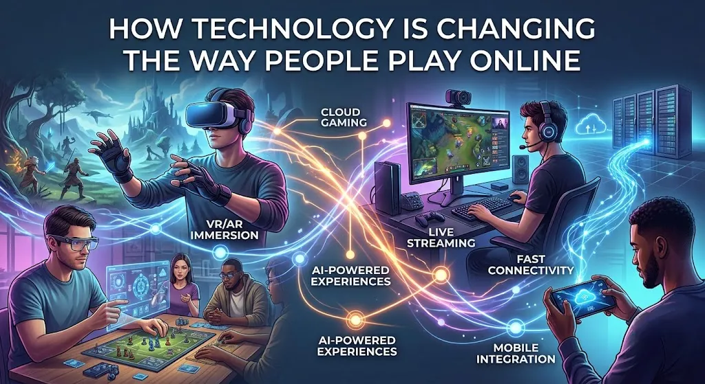 How Technology Is Changing the Way People Play Online