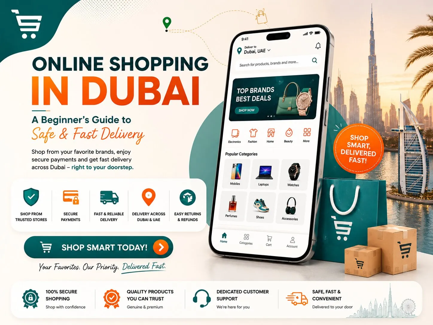Online Shopping in Dubai: A Beginner's Guide to Safe & Fast Delivery