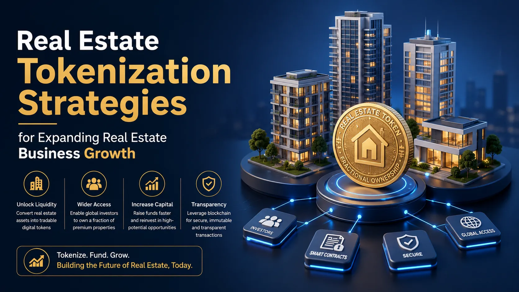 Real Estate Tokenization Strategies for Expanding Real Estate Business Growth