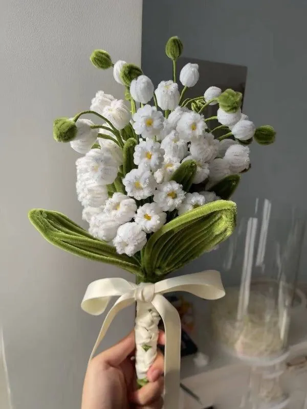 Quà Tặng Hoa Kẽm Nhung Handmade