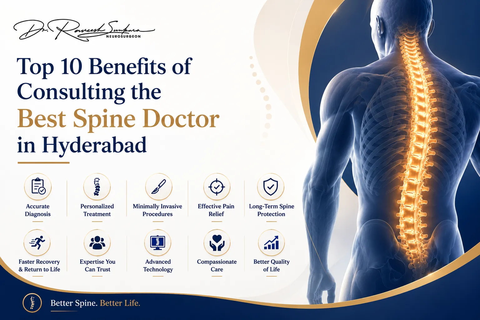 Top 10 Benefits of Consulting the Best Spine Doctor in Hyderabad